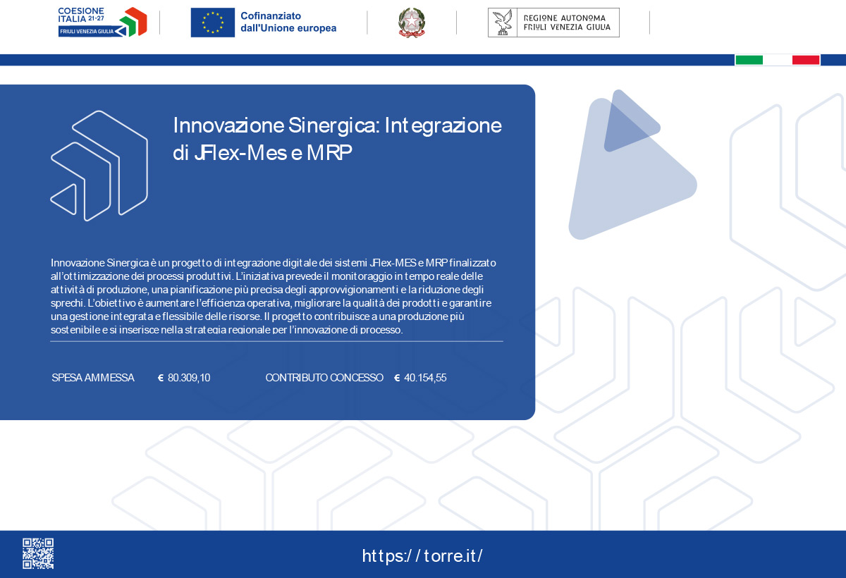 Contributo POR FESR 2021-2027 Friuli Venezia Giulia